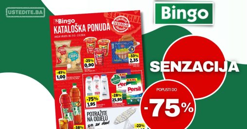 Bingo katalog SNIŽENJE do 75% - akcija 21.5-2.6.2024.