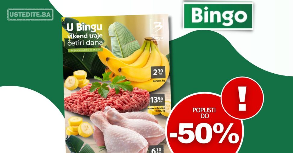 Bingo vikend akcija 30.5-2.6.2024.