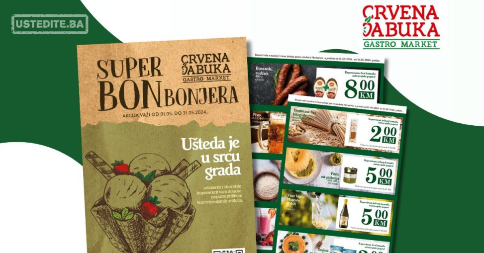 Crvena jabuka GASTRO MARKET SUPER BONbonjera 1-31.5.2024.