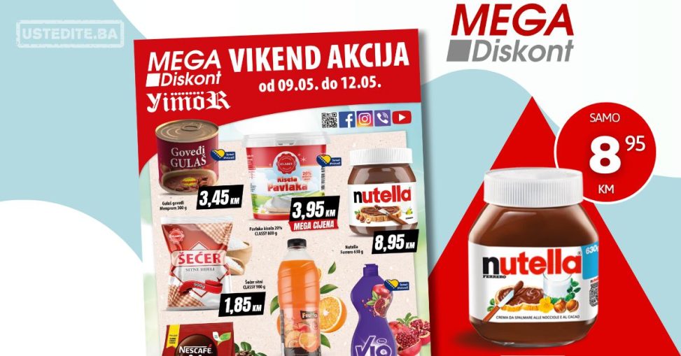 Mega Diskont vikend akcija 9-12.5.2024.