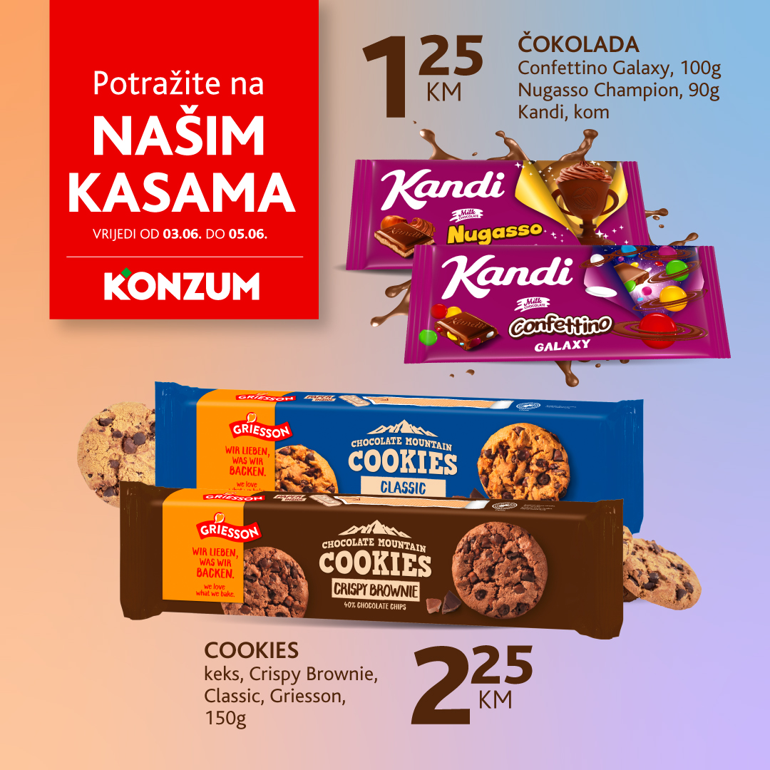 Konzum akcija na kasama 3-5.6.2024. 