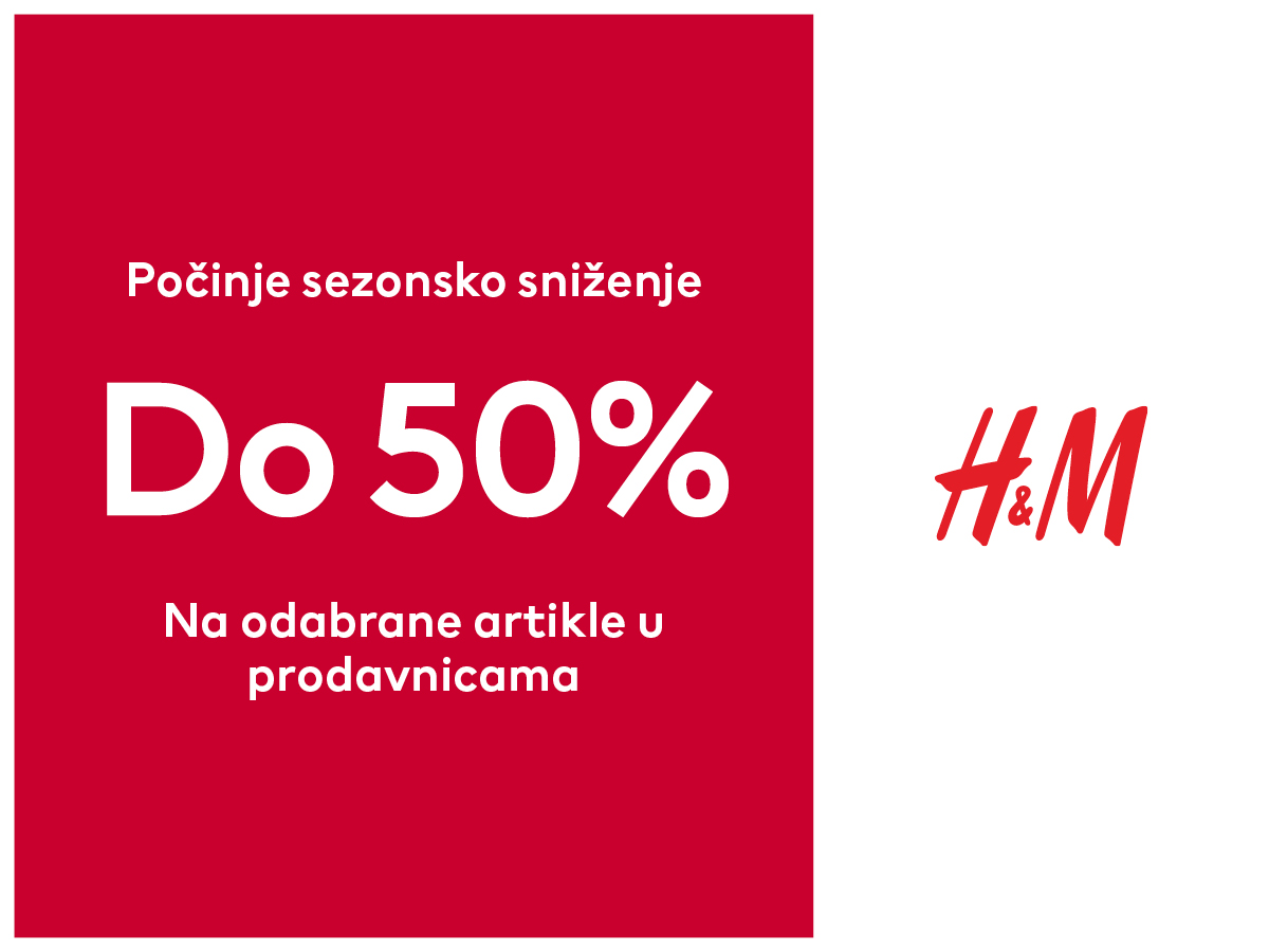 H&M SNIŽENJE do 50% - akcija do 17.6.2024. 