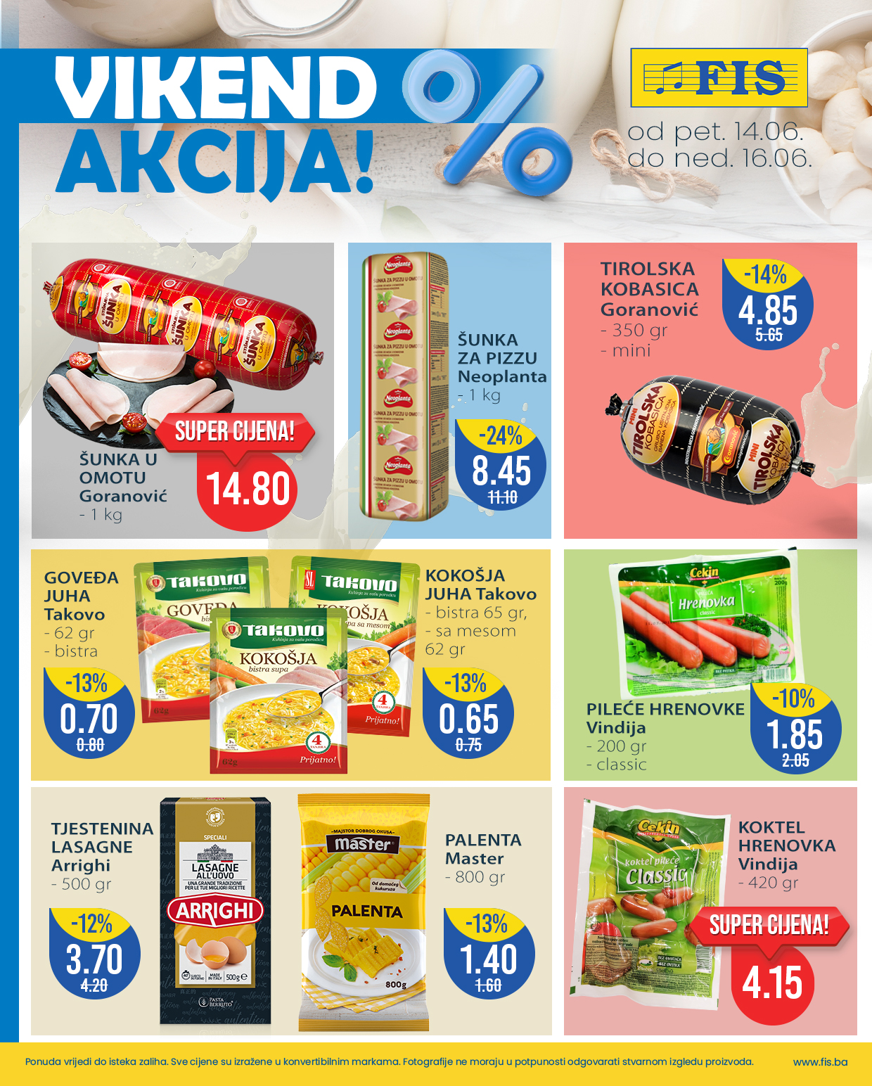 Fis vikend akcija 14-16.6.2024.