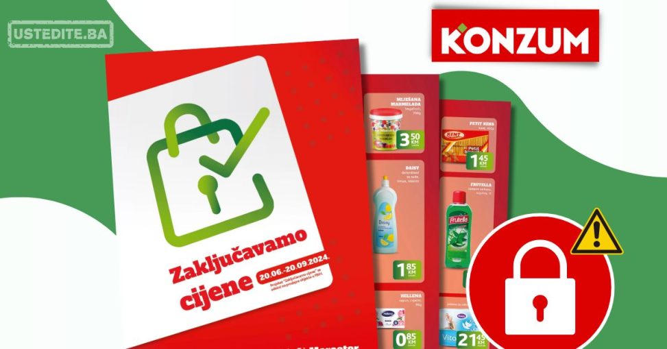 Konzum katalog Zaključavamo cijene 20.6-20.9.2024.