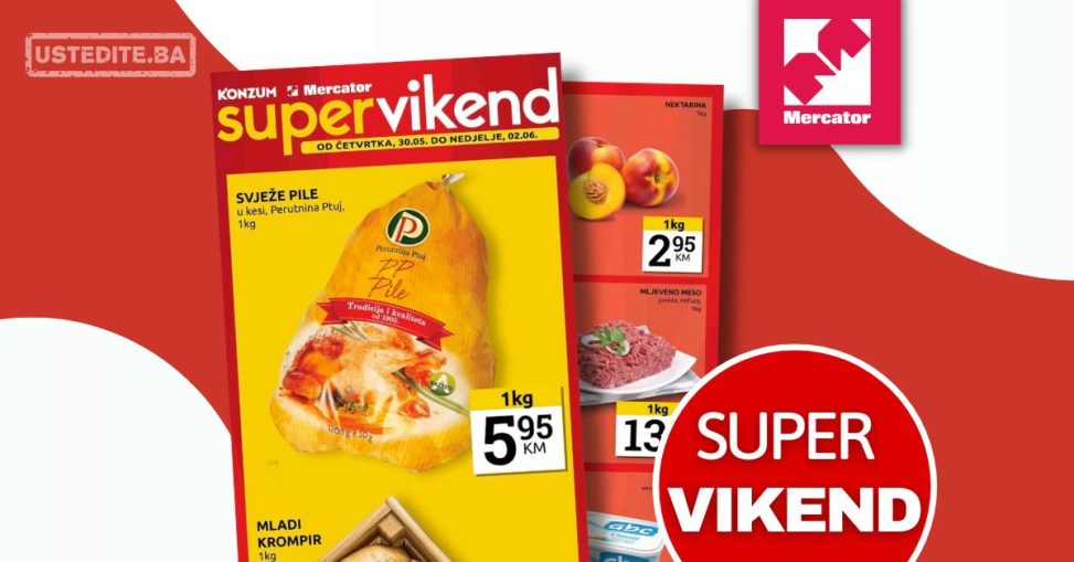 Mercator vikend akcija 30.5-2.6.2024.