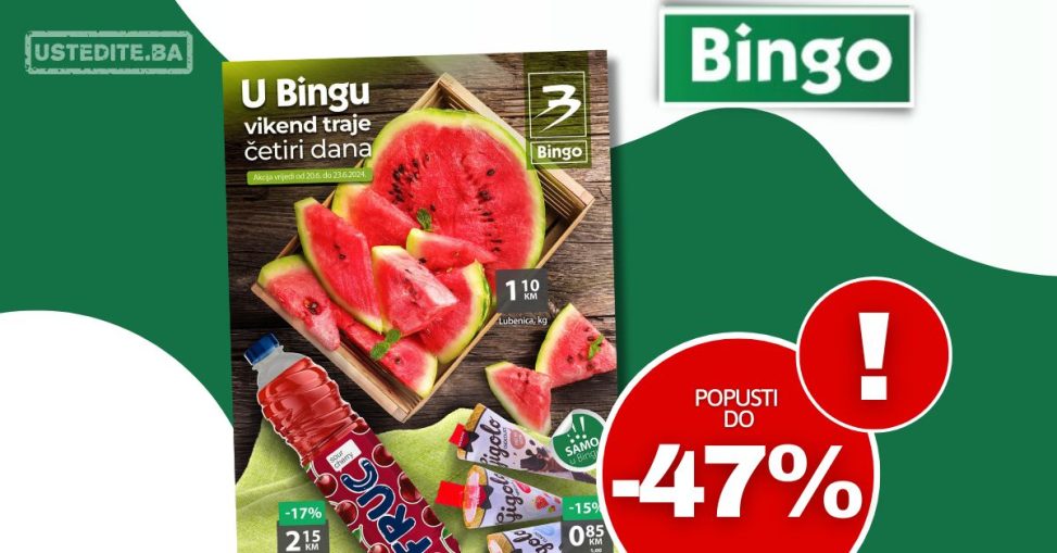 Bingo vikend akcija 20-23.6.2024.