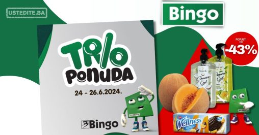 Bingo akcija TRIO PONUDA 24-26.6.2024.