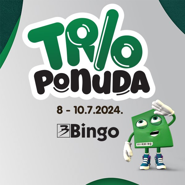 Bingo akcija TRIO PONUDA 8-10.7.2024. 