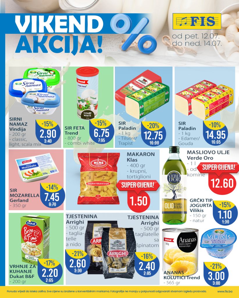 Fis vikend akcija 12-14.7.2024.