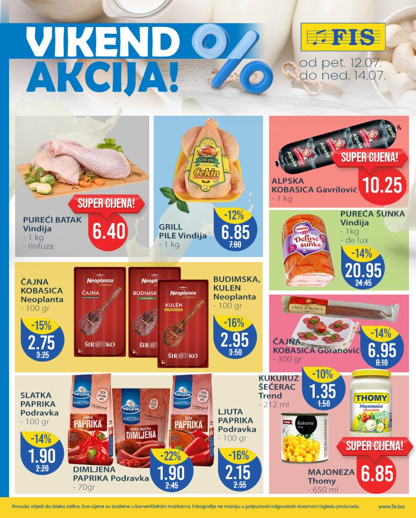 Fis vikend akcija 12-14.7.2024.