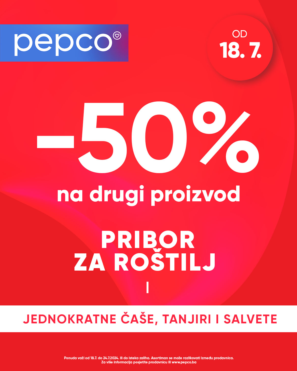 Pepco SNIŽENJE do 50% 18-24.7.2024. 