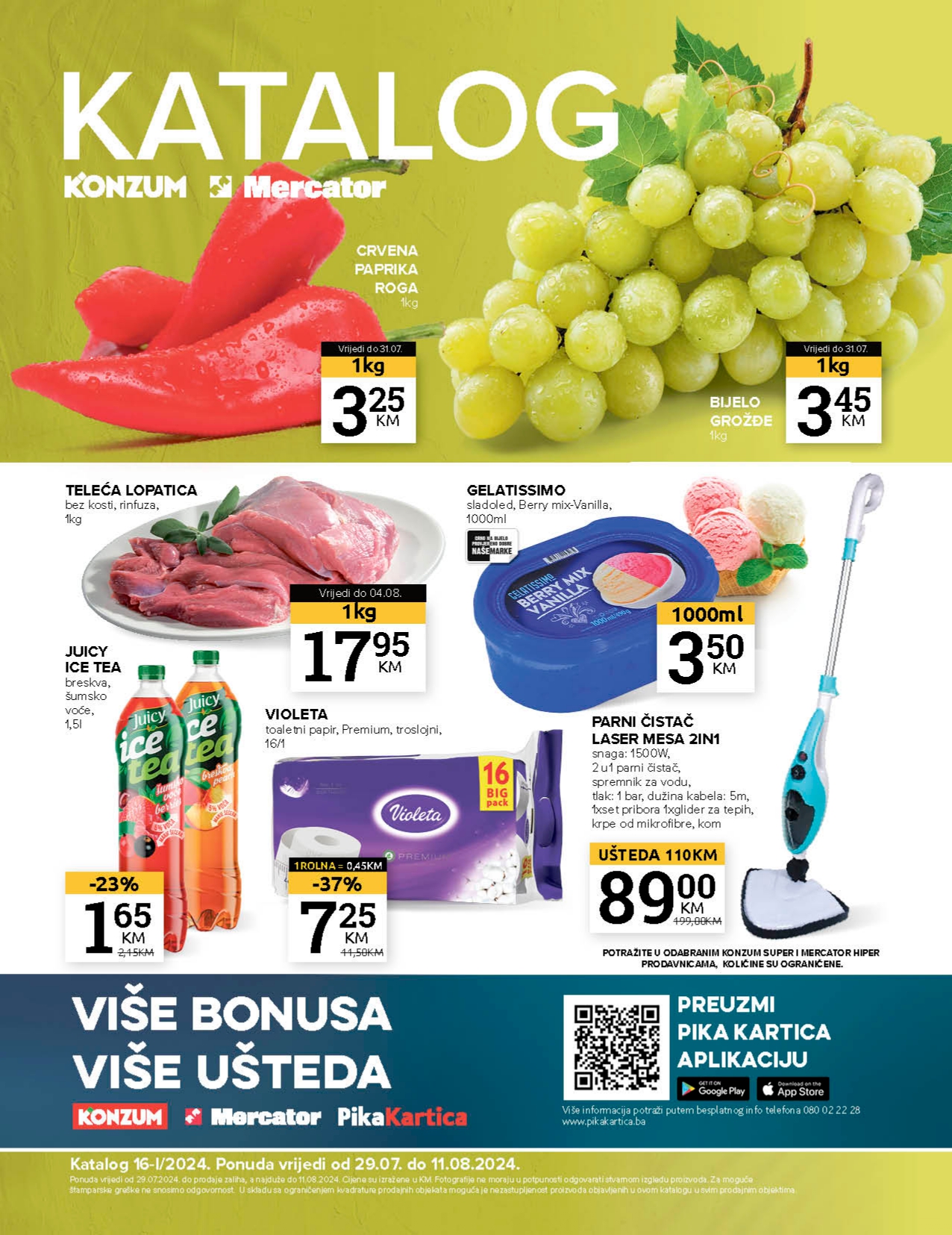 Konzum katalog 29.7-11.8.2024.