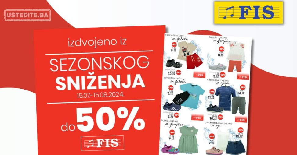 Fis SEZONSKO SNIŽENJE do 50%