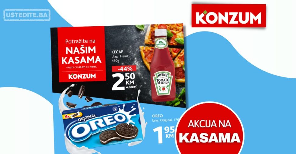 Konzum AKCIJA NA KASAMA