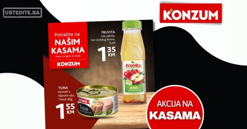 Konzum AKCIJA NA KASAMA 29-31.7.2024.