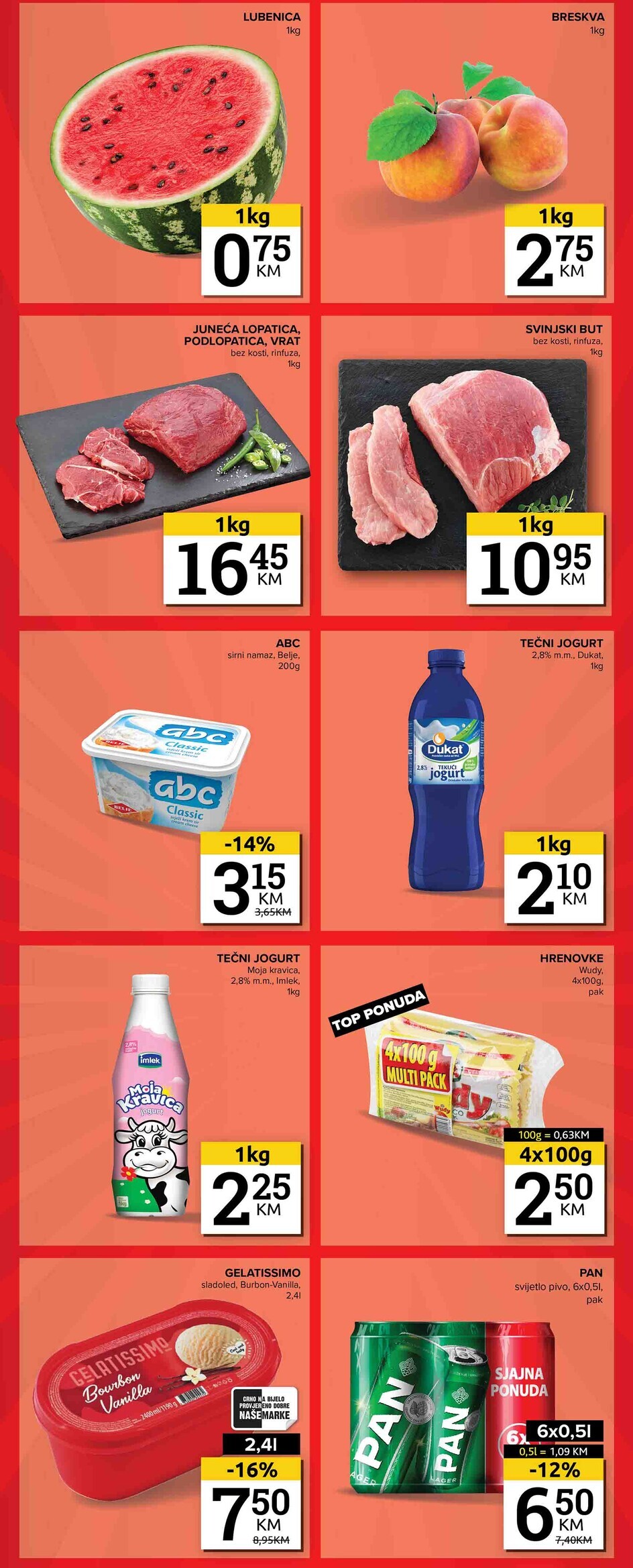 Konzum vikend akcija 1-4.8.2024.