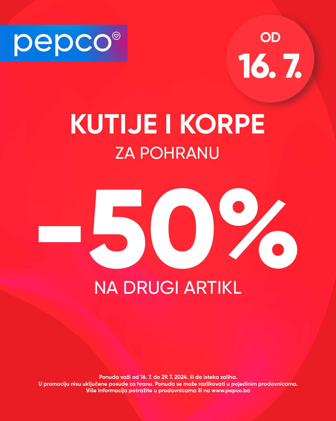 Pepco SNIŽENJE 50% 16-29.7.2024. 