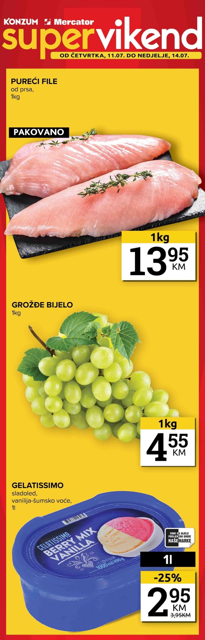 Konzum vikend akcija 11-14.7.2024. 