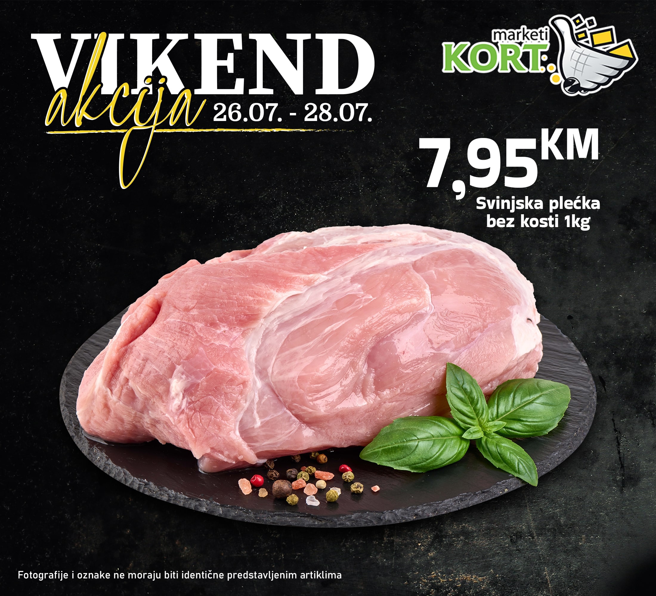 Kort vikend akcija 26-28.7.2024.