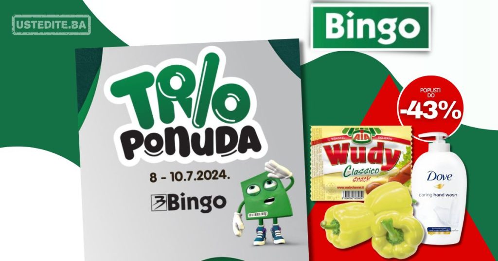 Bingo akcija TRIO PONUDA 8-10.7.2024.