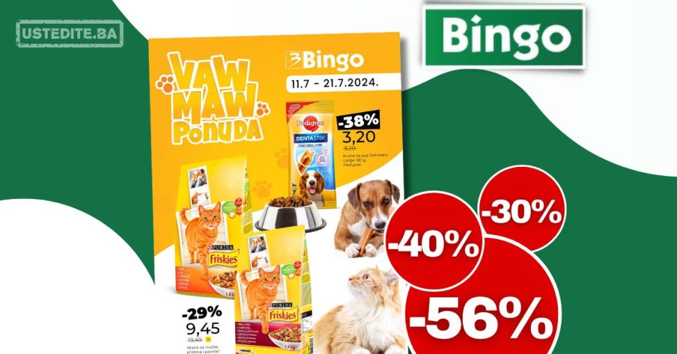 Bingo katalog KUĆNI LJUBIMCI 11-21.7.2024.