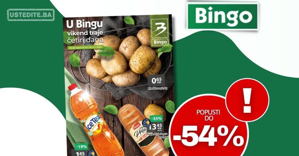 Bingo vikend akcija 18-21.7.2024.