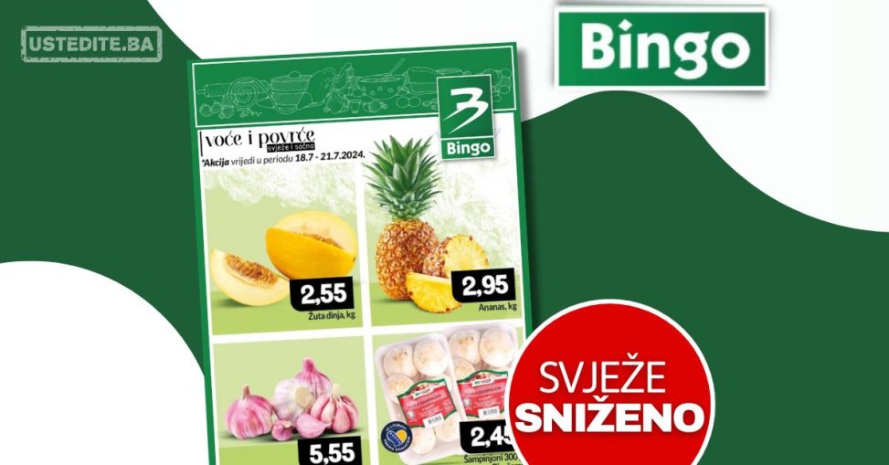 Bingo akcija -VOĆE I POVRĆE