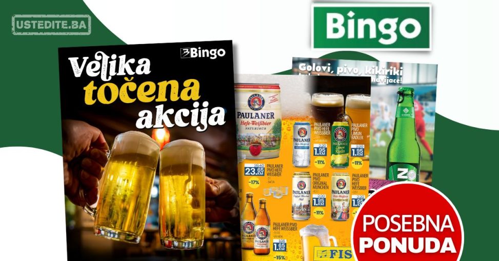 Bingo katalog VELIKA TOČENA AKCIJA 29.7-4.8.2024.