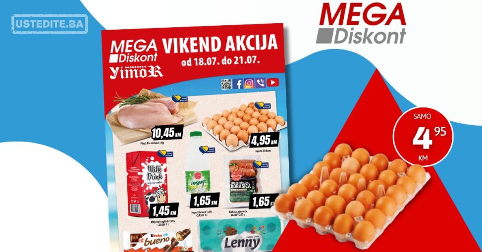 Mega Diskont vikend akcija 18-21.7.2024.