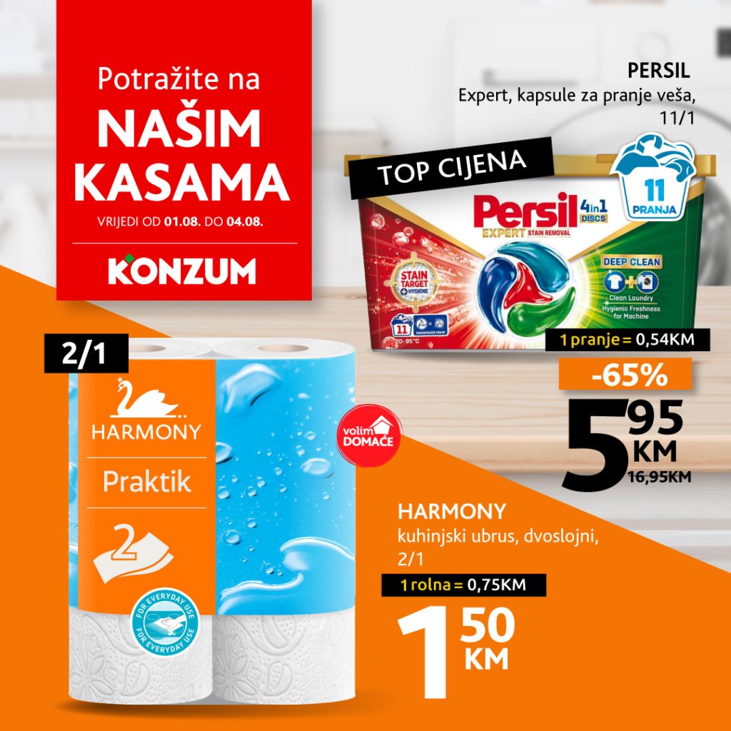 Konzum AKCIJA NA KASAMA 