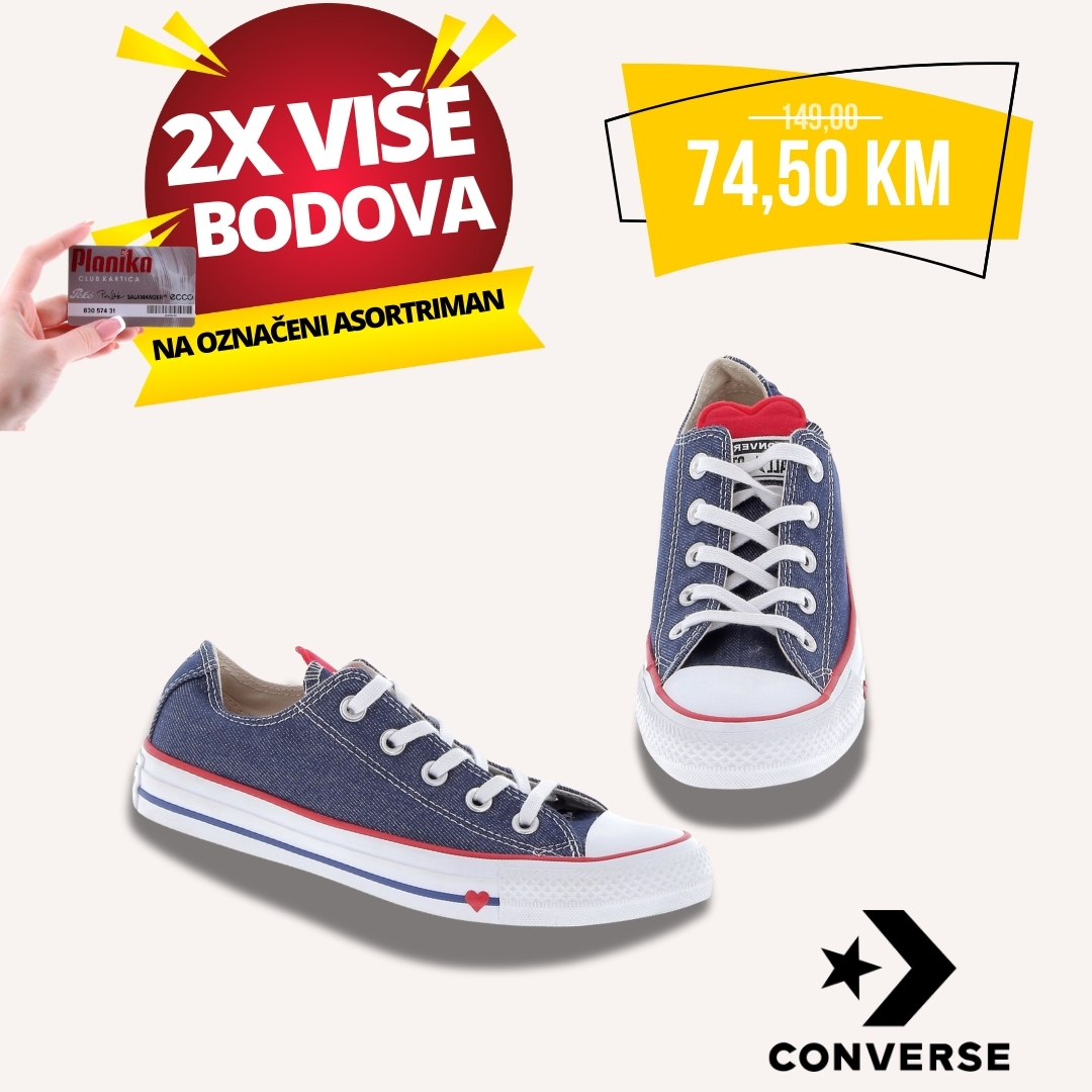 Planika SNIŽENJE - Converse patike snižene do 60% -