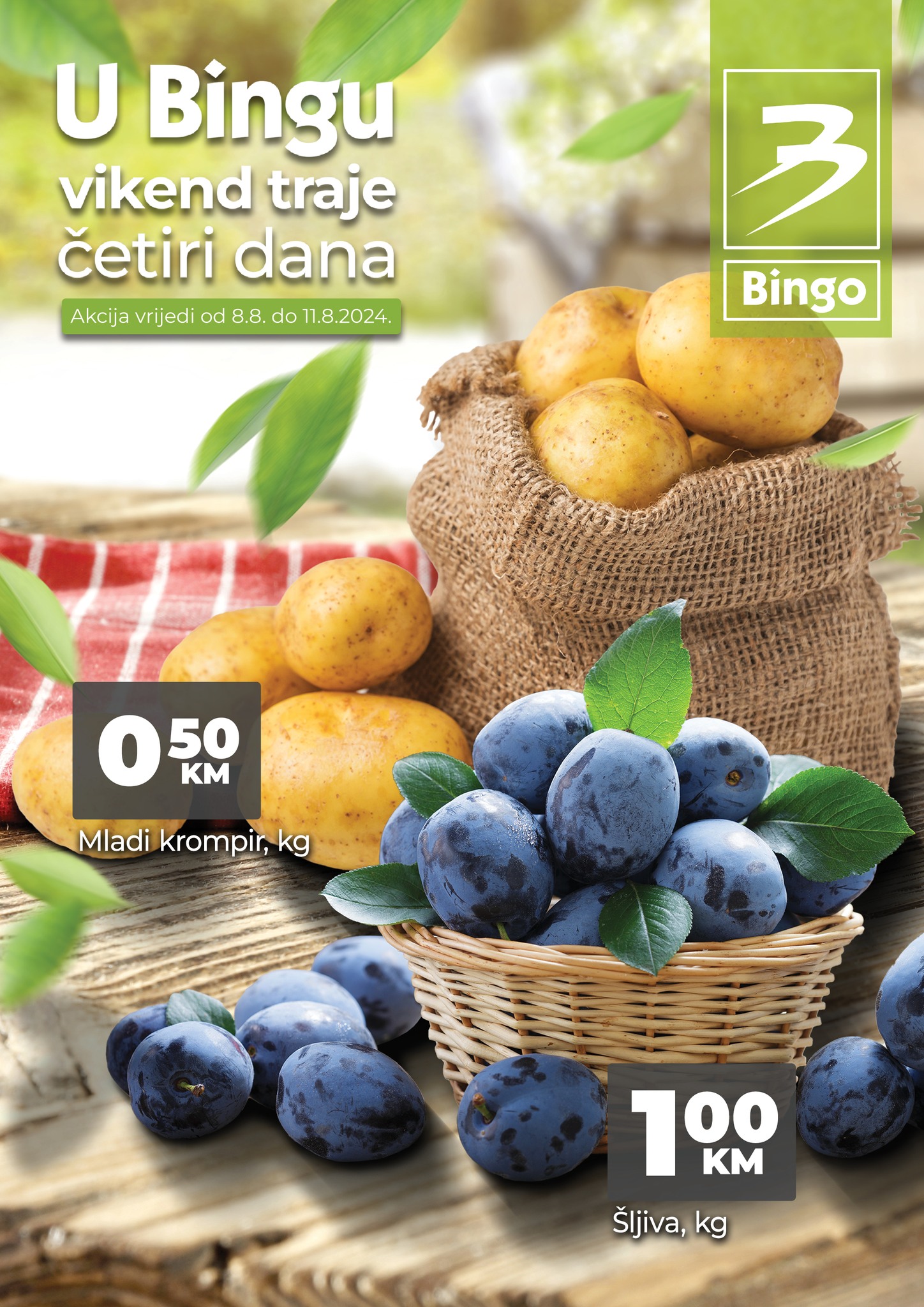 Bingo vikend akcija 8-11.8.2024.