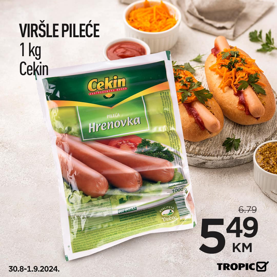 Tropic vikend akcija 30.9-1.9.2024.