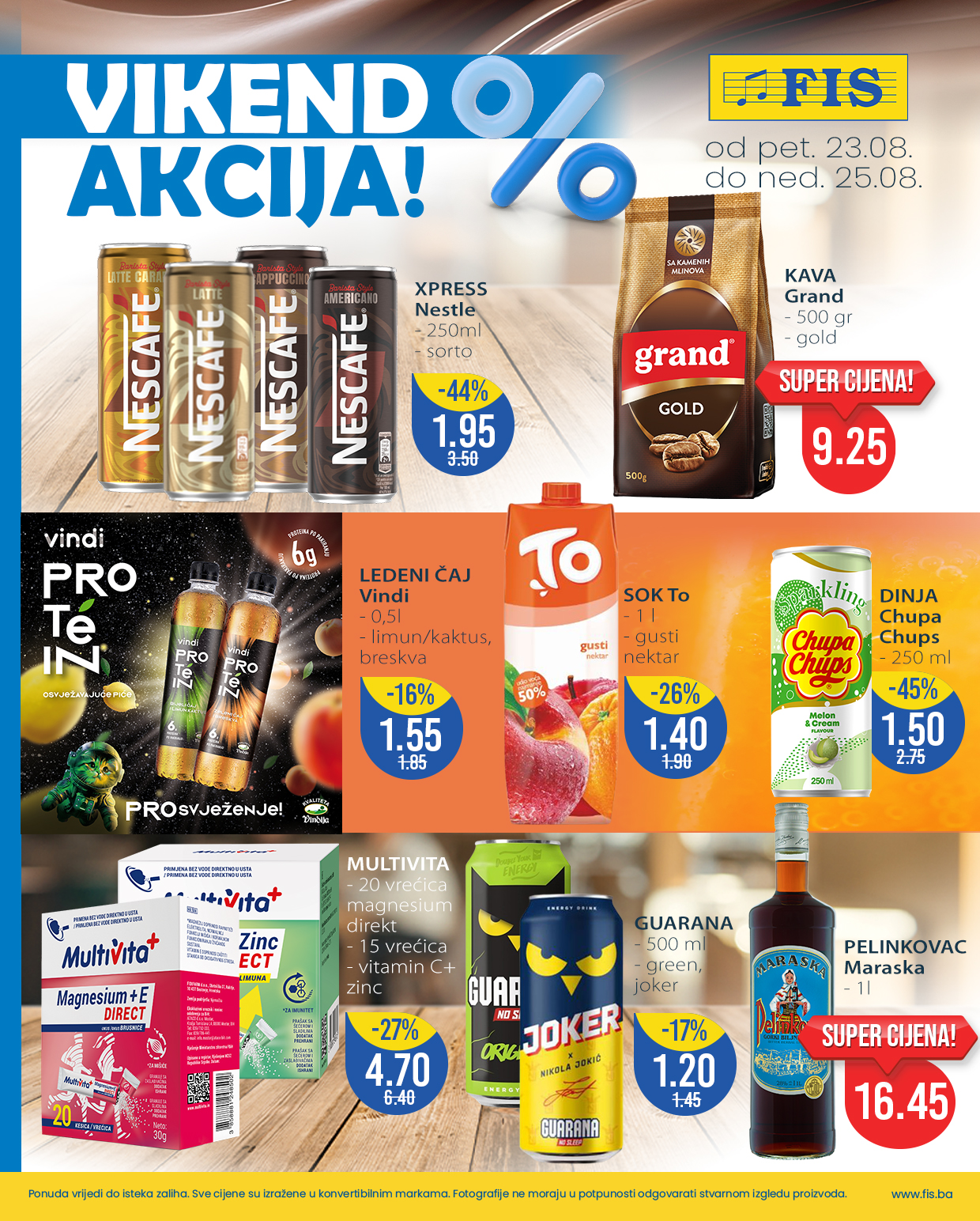 Fis vikend akcija 23-25.8.2024.