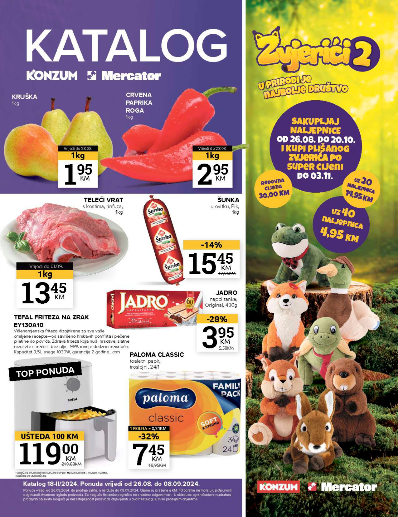 Konzum katalog 26.8-8.9.2024.