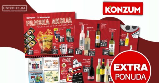 Konzum katalog FILMSKA AKCIJA 15-25.8.2024.