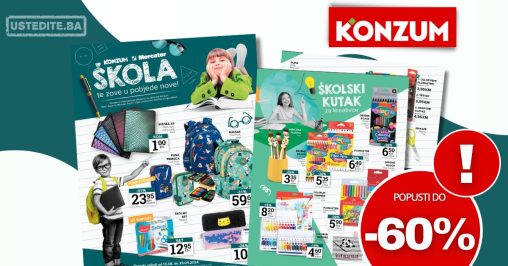 Konzum katalog ŠKOLA 15.8-29.9.2024.