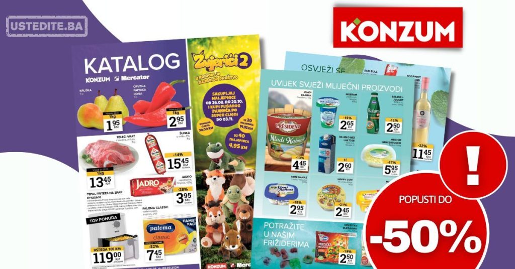 Konzum katalog 26.8-8.9.2024.