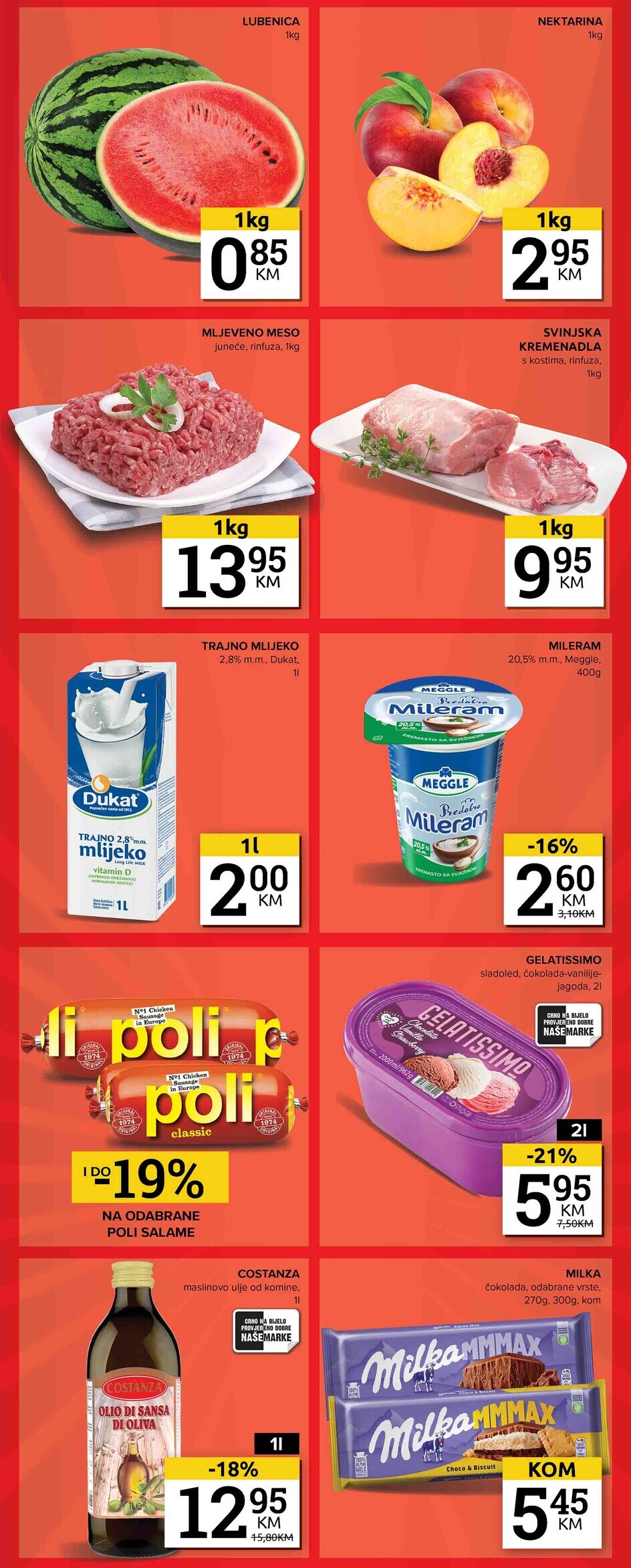 Konzum vikend akcija 8-11.8.2024.