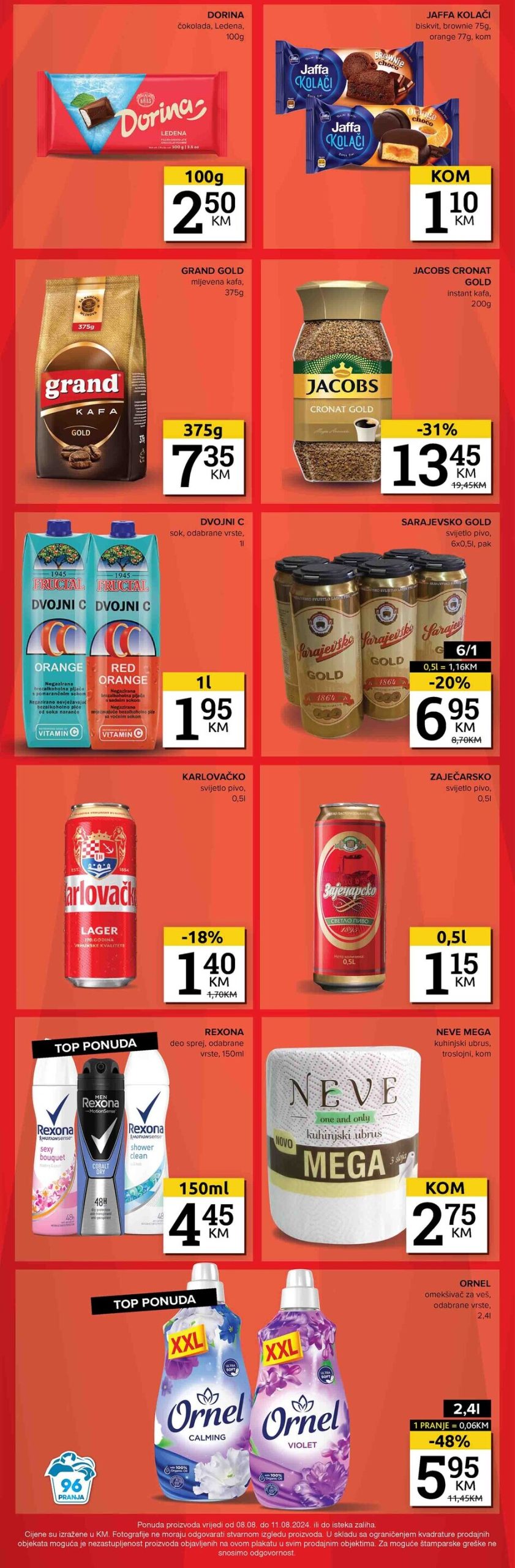 Konzum vikend akcija 8-11.8.2024.