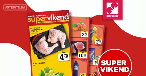 Mercator vikend akcija 1-4.8.2024.