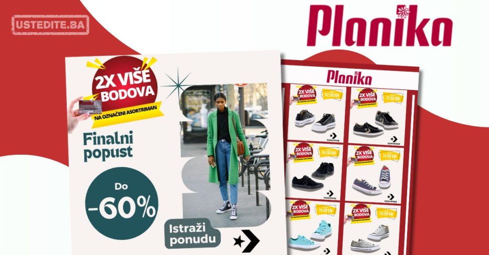 Planika SNIŽENJE - Converse patike snižene do 60% -