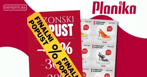 Planika FINALNI POPUST - SANDALE NA PETU - avgust 2024.