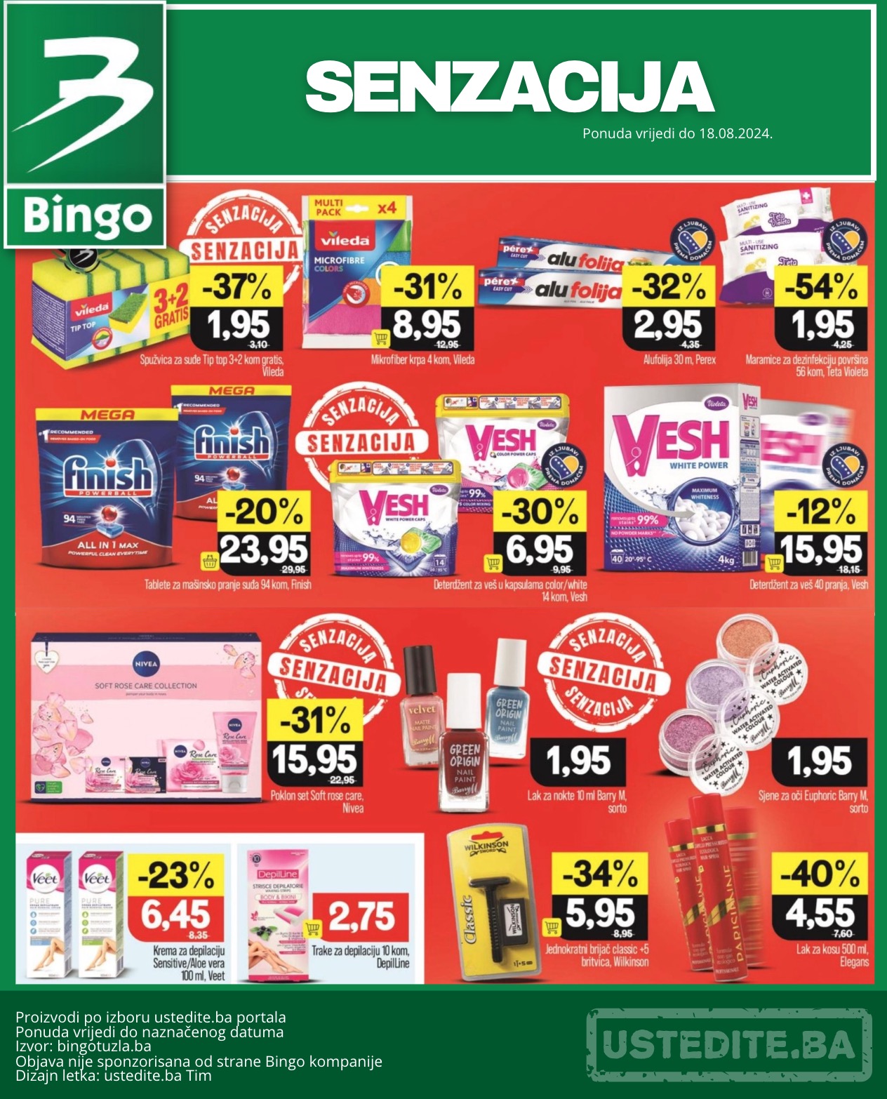 Bingo katalog SENZACIJA do 18.8.2024.