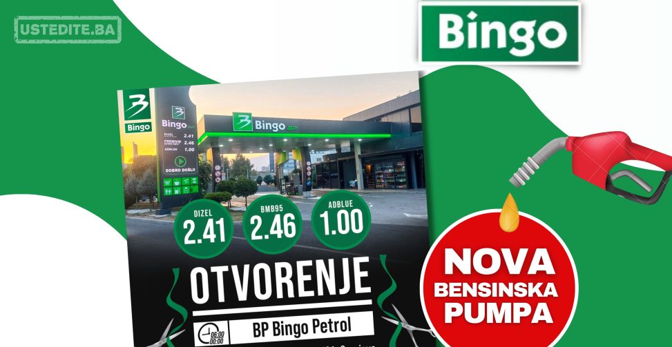 Nova Bingo benzinska pumpa u Sarajevu