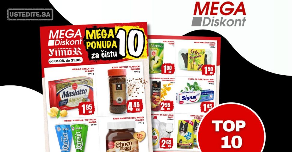 Mega Diskont katalog MEGA PONUDA 1-31.8.2024.