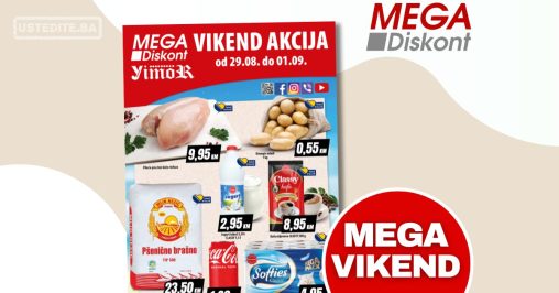 Mega Diskont vikend akcija 29.8-1.9.2024.