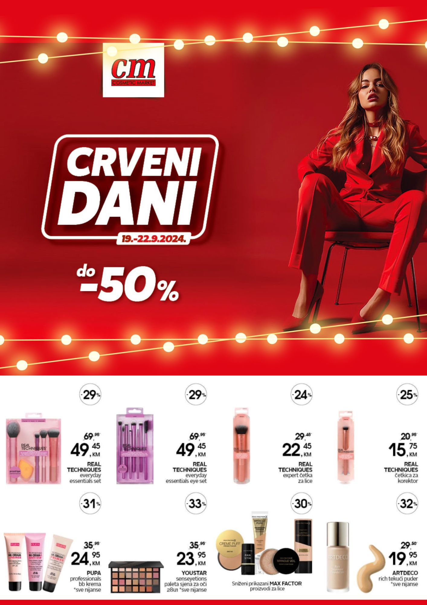 CM CRVENI DANI sniženje do 50% 19-22.9.2024.