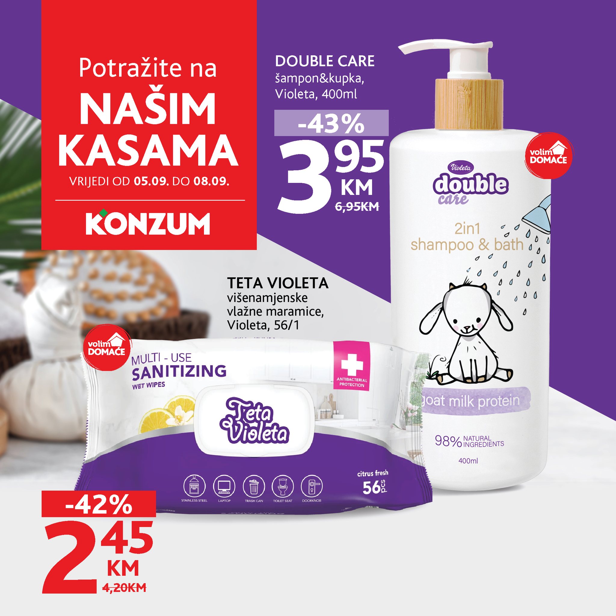 Konzum akcija na kasama