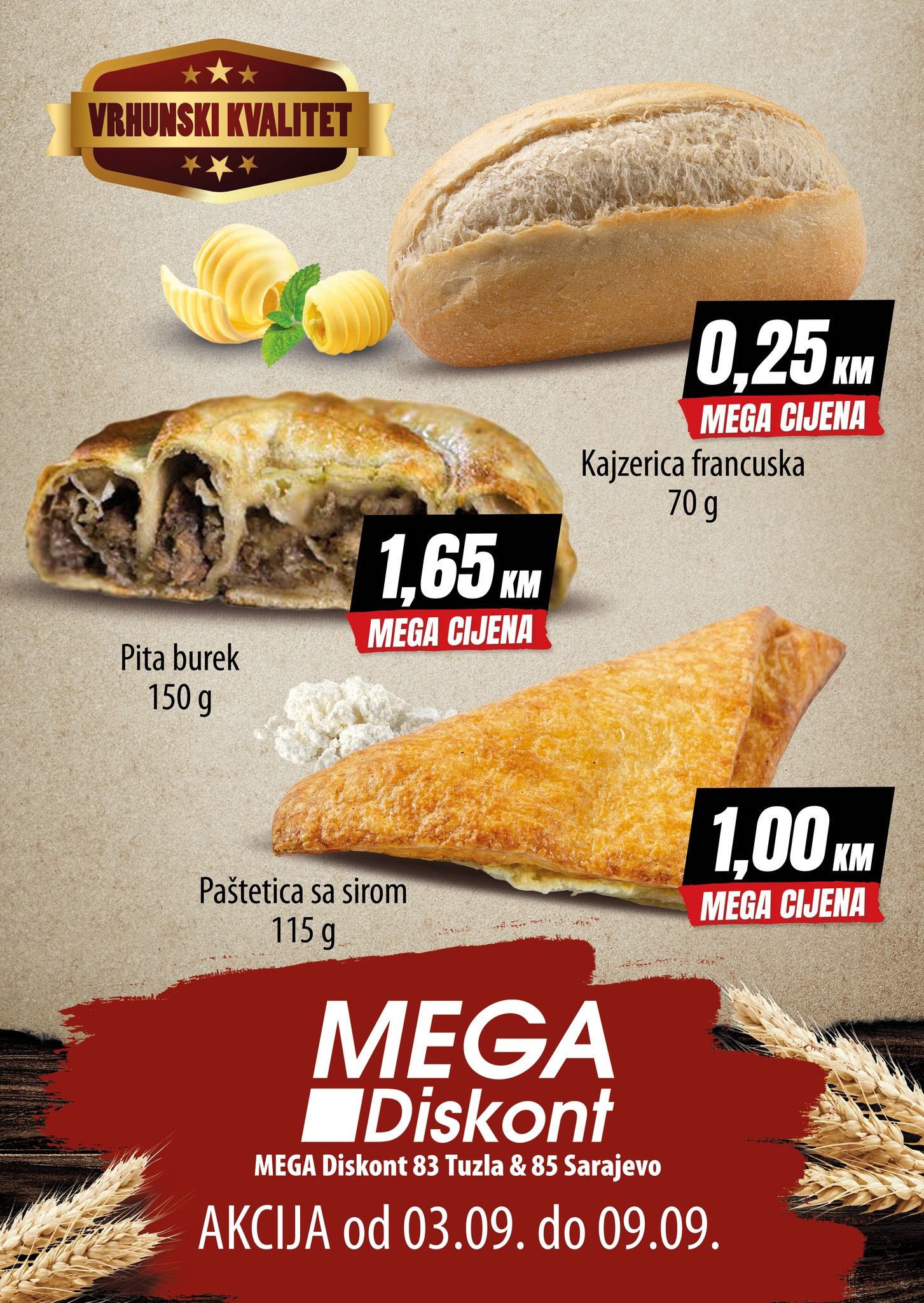 Mega Diskont PEKARA 3-9.9.2024. 